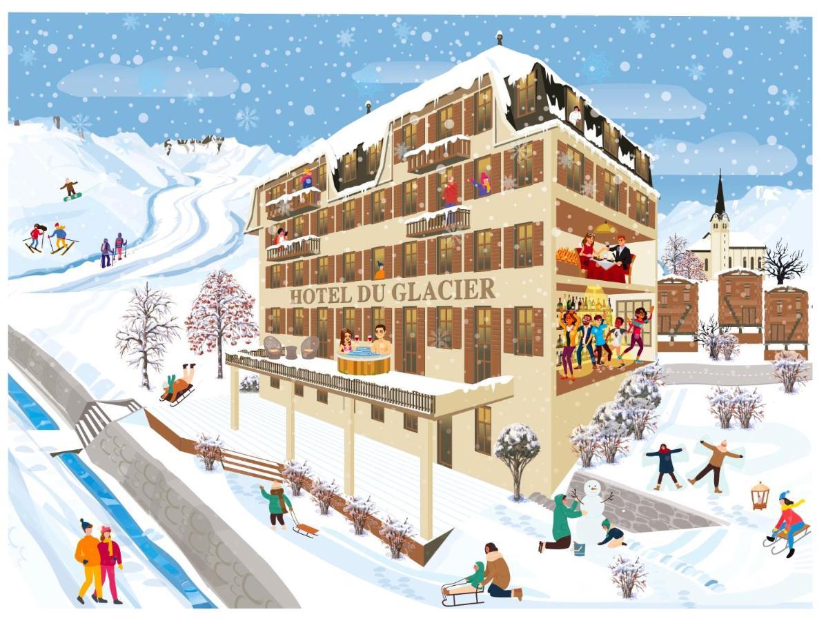 Du Glacier Boutique & Traditions Hotel Fiesch Exterior photo